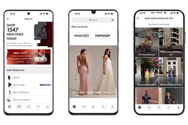Asos app screenshots