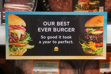 Marks & Spencer burger