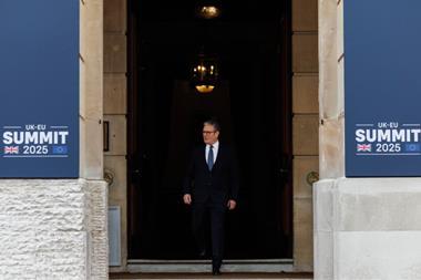 Keir Starmer at UK-EU summit, May 2025