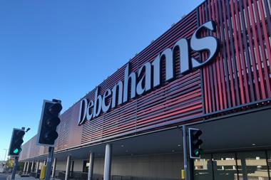 Debenhams store at Intu Watford features the retailer's new brand identity