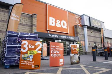 B&Q store
