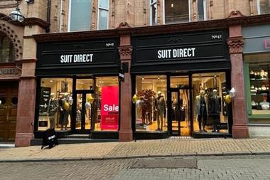 Suit Direct store exterior