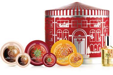 The Body Shop has a traditional music box on offer filled with beauty goodies to make it a perfect gift.