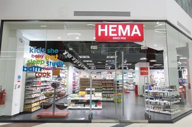 Dutch Dutch value retailer Hema, Victoria Shopping Centre, London.