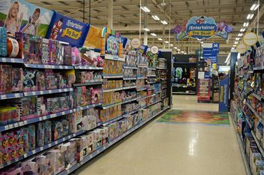 The Entertainer Toy Shop concession in a Tesco store