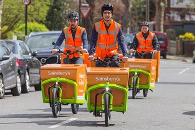 Sainsburys electric cargo bike