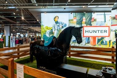 Hunter products on display at Go Outdoors York store