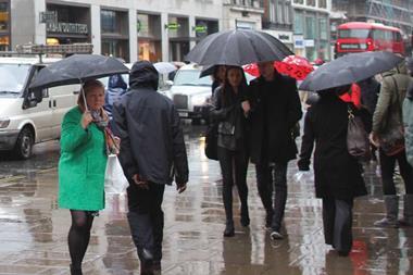 Oxford Street in the rain