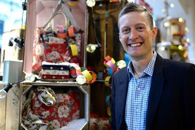 Cath Kidston chief executive Kenny Wilson at the retailer’s new 7,070 sq ft store at 180 Piccadilly in London