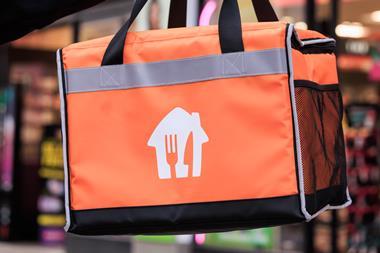 Just Eat delivery bag