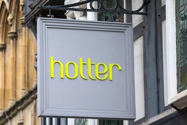 Hotter Shoes store sign