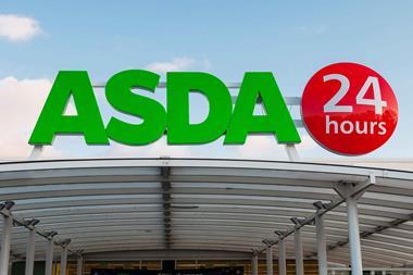 Exterior of Asda store