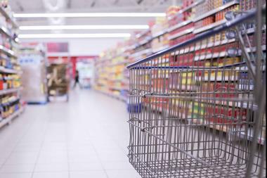 Tesco-trolley-in-aisle index
