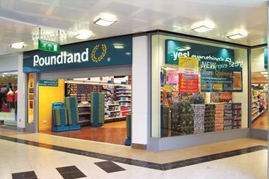 Poundland store exterior