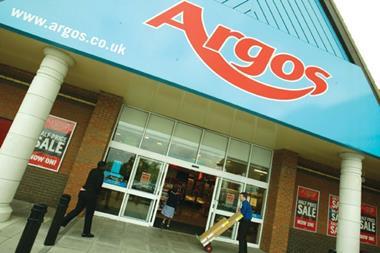 Profits at Home Retail Group fell more than 60% as Argos battled a weak electricals market