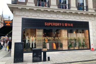 Superdry Oxford Street flagship exterior