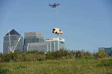 Orchard Pig is trialling pig delivery drones as it puts a playful spin on Amazon and Walmart's fulfilment innovations.
