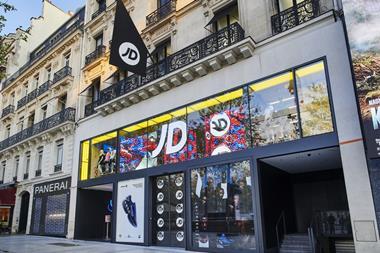 JD Sports store on Champs-Élysées, Paris