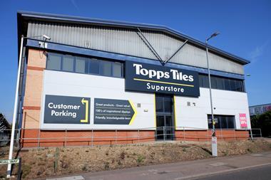 Topps Tiles superstore exterior