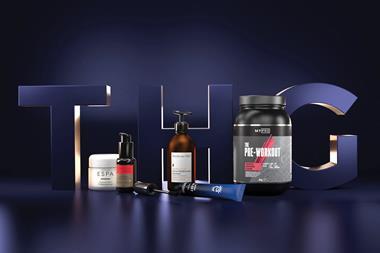 Selection of THG branded products