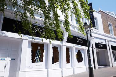 The exterior of Days in Carmarthen