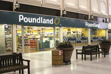 Poundland store exterior