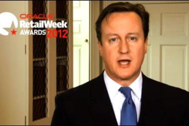 Video: David Cameron praises British retail