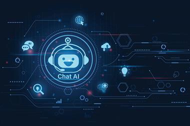 Illustration of an AI chatbot