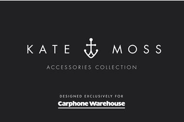 Carphone Warehouse will launch a collection with Kate Moss