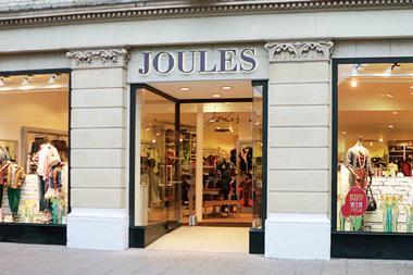 Exterior of Joules shopfront