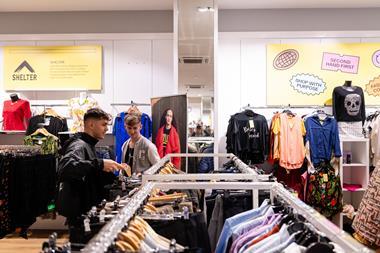 Customers browsing in a CharitySuper.Mkt store