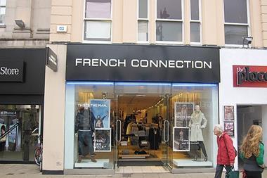 Fashion group French Connection has posted a first-half profit after tax for the first time since 2008 and has flagged potential for further international expansion.
