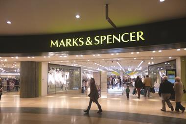 Marks and Spencer has delivered it strongest quarterly update for two years after a strong performance in food offset continued weakness in clothing.
