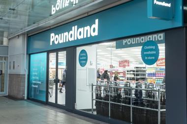 Poundland store exterior
