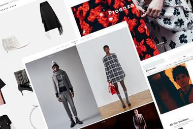 Selection of images of models wearing Farfetch clothes