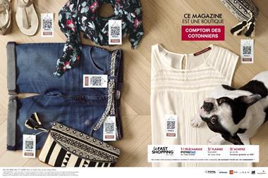 Comptoir des Cotonniers has rolled out a mobile-enabled marketing campaign