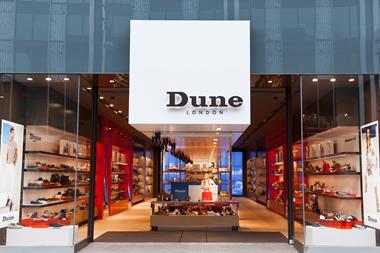 Footwear retailer Dune has posted a “buoyant” Christmas