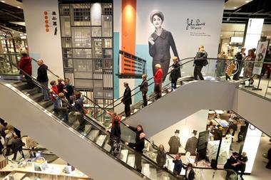 Sales fell at John Lewis department stores last week