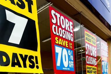 Poundworld closing down signs