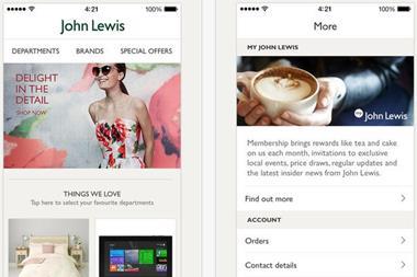 This app demonstrates John Lewis’s genuine understanding of its customers and their needs.