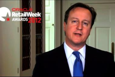 David Cameron congratulates Lord Harris