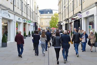 Bath shopping street