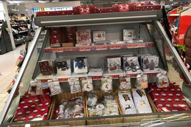 Sainsburys puts christmas on ice
