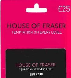 House of Fraser gift card