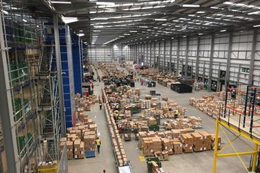 Asos' warehouse in Barnsley