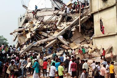 Disaster: more than 400 lives were lost in the Rana Plaza collapse. The factory was being used by Primark and Mango