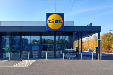 Lidl supermarket exterior