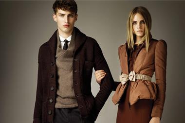 Profits at Burberry rose 26% over the last year fuelled by strong menswear sales