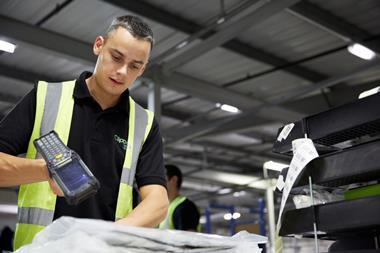 Dixons Retail checks and repackages returned items at its distribution centre in Newark