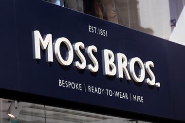 Moss Bros sign